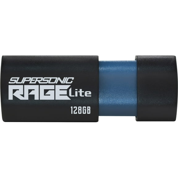 Patriot Memory Supersonic Rage Lite USB 3.2 Gen 1 Flash Drives, 128GB