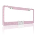 thumbnail image 5 of 7 Rows Bling Diamond Crystal License Plate Frame With Bow Tie, 5 of 5