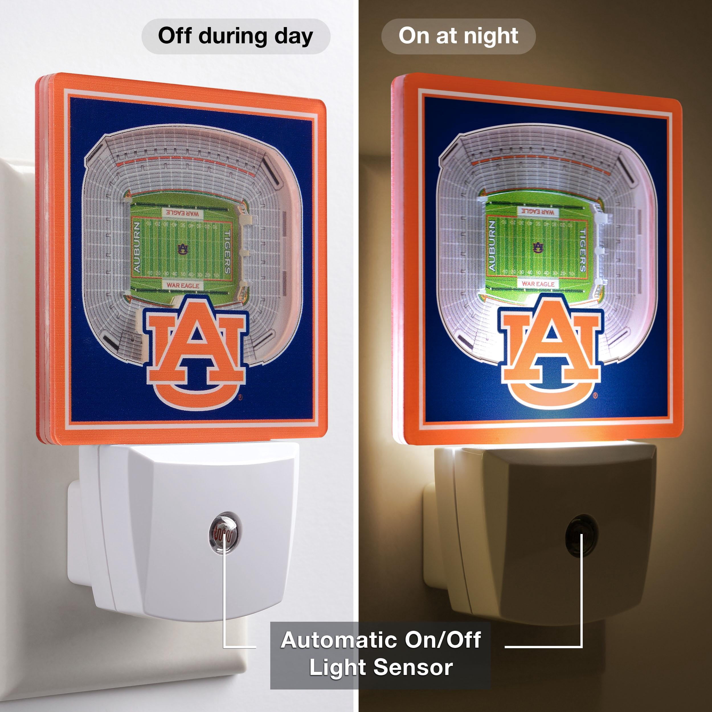 YouTheFan NCAA Auburn Tigers StadiumView Nite Light