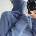 thumbnail image 1 of Pull pour Femmes Col Roulé Tendance 2022 Nouveau Haut de Mode Automne et Hiver Pull Coréen Tricoté, 1 of 7