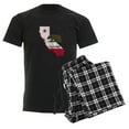 thumbnail image 6 of CafePress - CALI STATE W BEAR Pajamas - Men's Dark Loose Fit Cotton Pajama Set, 6 of 7