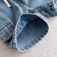 thumbnail image 5 of hengsof Boys Denim Shorts for 2-12 Years Old Quarter Length Loose Fit Stretch Waist Casual Pants Summer Fashion Play Shorts for Kids, 5 of 8