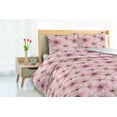 thumbnail image 3 of Ambesonne Floral Down Alternative Quilt Comforter, Pattern of Delicate Flowers, Full, Pastel Pink and Pale Khaki, 3 of 5