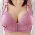 thumbnail image 2 of Eashery Bras for Women Wireless Bra Lift Breathable Women'S Sports Bras Womens Bra Hot Pink 46, 2 of 3