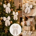 thumbnail image 6 of 10 Pack Satin Ribbon Bows, Large Pre Tied Craft Bows, 8 Inch Fabric Embellishments for Gift Wrap Wreaths Chairs Parties and DIY Decor, Coordinated Decorative Bow Set, 6 of 7