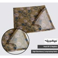 thumbnail image 3 of Vargottam Designer Cotton Canvas Napkins - Set of 12, 20-Inch, Refreshing Green Hue Whimsical Floral Vines Print, Durable & Absorbent Cloth Napkins for Dining, Parties, and Home Decor, 3 of 7