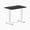 Black / White, variant on Desky Zero Mini Office Desk - White / 32" X 20" / White