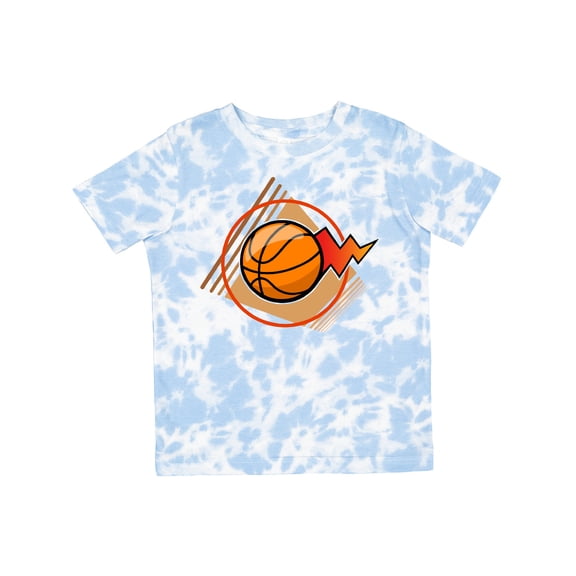 Inktastic Basketball with Stylized Net and Court Boys or Girls Toddler T-Shirt