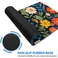 thumbnail image 6 of Long Mouse Pads for Desk,Pioneer Flower Floral Print Pattern Desk Mats on Top Of Desks, Desk Mouse Pad Extra Large with 3mm Non-Slip Base and Stitched Edge for Gaming,Office,Work,Home 35.4"x15.7", 6 of 6