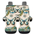 thumbnail image 7 of Pzuqiu Boho Butterfly Full Set Universal Seat Covers for Cars Car Seat Protector Accessories Universal Super Breathable Car Seat Protector Easy to Install Fit for Most Cars And Trucks, Beige, 7 of 7
