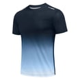 thumbnail image 4 of Workout T Shirts for Men 2026 Summer Casual Gradient Color Short Sleeve Crewneck Lightweight Breathable Athletic Gym Shirt, 4 of 5