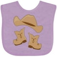 thumbnail image 3 of Inktastic Western Style Boy Boots Boys or Girls Baby Bib, 3 of 4