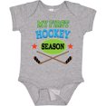 thumbnail image 3 of Inktastic My First Hockey Season Boys or Girls Baby Bodysuit, 3 of 5