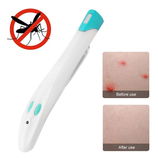 Bolígrafo electrónico contra la picazón, picaduras de mosquitos, picaduras de insectos, palo antipicazón para acampar, viajar, deportes al aire libre