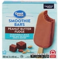 thumbnail image 1 of Great Value Barres smoothies Beurre d’arachide et fudge 480 mL (6 x 80 mL), 1 of 5
