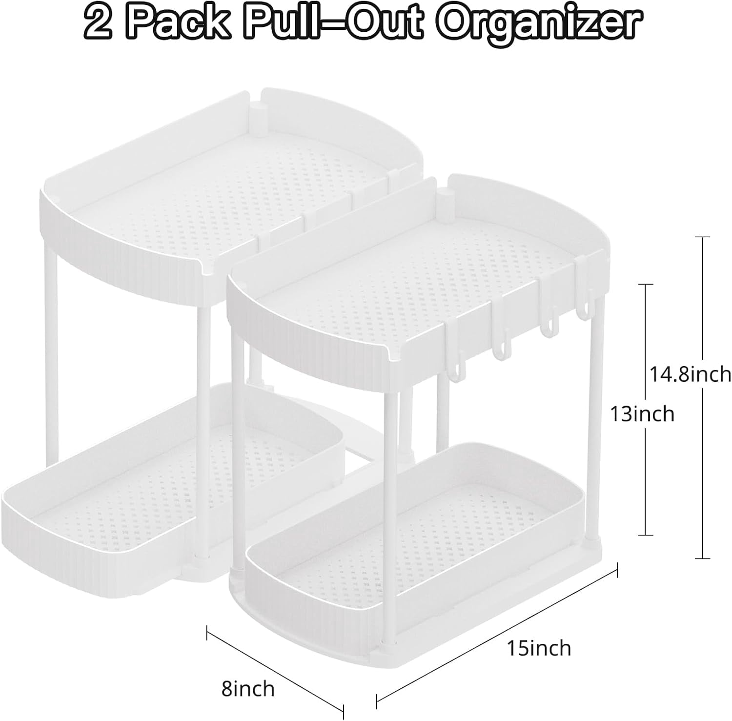 Under Sink Organizers and Storage for Bathroom & Kitchen, Under Cabinet Organizers and storage