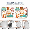 thumbnail image 6 of Fotbe Fall Pumpkins 2-Piece Car Windshield Sun Shade | Sun Blocker for Car Windshield | Foldable Automotive Interior Accessories for Sun Protection-Large, 6 of 7