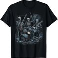 thumbnail image 1 of Playeras para Mujer con Estampado de Esqueletos en Concierto de Rock, 1 of 6