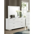thumbnail image 3 of Felicity Rectangle Dresser Mirror Glossy White, 3 of 4
