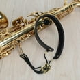 thumbnail image 4 of MERIGLARE Saxophone Neck Strap (Handmade with Leather, Breathable Pad & Metal Hook) - Less, 4 of 8