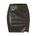 thumbnail image 6 of Sngxgn Women's High Waist Elasticized Waistband Flared Casual A Line Midi Skirt(Dark Gray,XL), 6 of 7