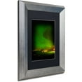 thumbnail image 2 of Trademark Fine Art "Aurora Borealis" Canvas Art by Philippe Sainte-Laudy, Black Matte, Silver Frame, 2 of 4