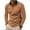 Khaki, variant on Jalioing Long Sleeve Golf Shirt for Men Classic Basic Collared Button Shirts Fashion Casual Fall T Shirts