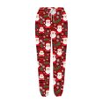 thumbnail image 6 of Tejiojio Christmas Clearance Women's Casual Trousers Printing Drawstring Pants Waist Long Pants Sweatpants With Pocket, 6 of 7