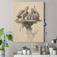 thumbnail image 4 of Qisvanset 12x16 Inch Dog Under Moonlight Van Gogh Style Canvas Print Wall Art, 4 of 5