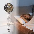 thumbnail image 3 of Round Wall Clock,Old Skeleton Holding Sunflower,Silent Non-Ticking Wall Clock Decor for Home Office Kitchen Living Room Bedroom(10inch), 3 of 4