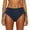 Navy, variant on Women Print Low Waist Brazilian Bikini Bottom Swimwear Briefs Beachwear Brazilian Bikini Bottom Side Tie Thong Bathing Swimbottom Swim Bottoms for Women High Waist Shorts Swim Pants for Women plus