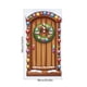 thumbnail image 2 of Decoraciones Del Árbol de Navidad Cortina de la Puerta Del Árbol de Navidad Cortina de la Puerta de la Gasa Diversas Decoraciones Regalos de Santa Claus Cortina de la Puerta Atmósfera Festiva de la Fi, 2 of 6