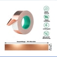 thumbnail image 2 of Copper Tape for Snail & Slug Protection - 30mm x 20m Self-Adhesive Snail Repellent Foil Tape for Raised Garden Beds, Balconies & Plant Protection,EMI Shielding Function, 2 of 6