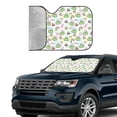 thumbnail image 4 of Fuzoiu Frog Wear Chef Hat Print Car Windshield Sun Shade,Block Uv Rays Sunshade,Foldable Front Window Sun Visor Protector for Car,SUV,Truck-Keep Vehicle Cool-Frog Wear Chef Hat, 4 of 8