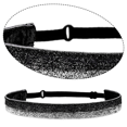thumbnail image 3 of Diadema ajustable antideslizante con purpurina ancha para mujeres, niñas y adolescentes., 3 of 5