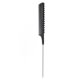 thumbnail image 3 of Peine con Clip para resaltar, peine para alisar el cabello con láminas para salón, peinado, tejido, peines de separación de cola de rata para Unisex, negro, 3 of 5