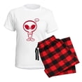 thumbnail image 5 of CafePress - Anime Peace Alien Women's Light Pajamas - Women's Short Sleeve Print T-Shirt and Pants Light Cotton Pajama Set, 5 of 7