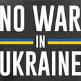 thumbnail image 3 of CafePress - No War In Ukraine Women's Long Sleeve Dark T Shirt - Women's Long Sleeve Graphic Tee Casual Fit, 3 of 4