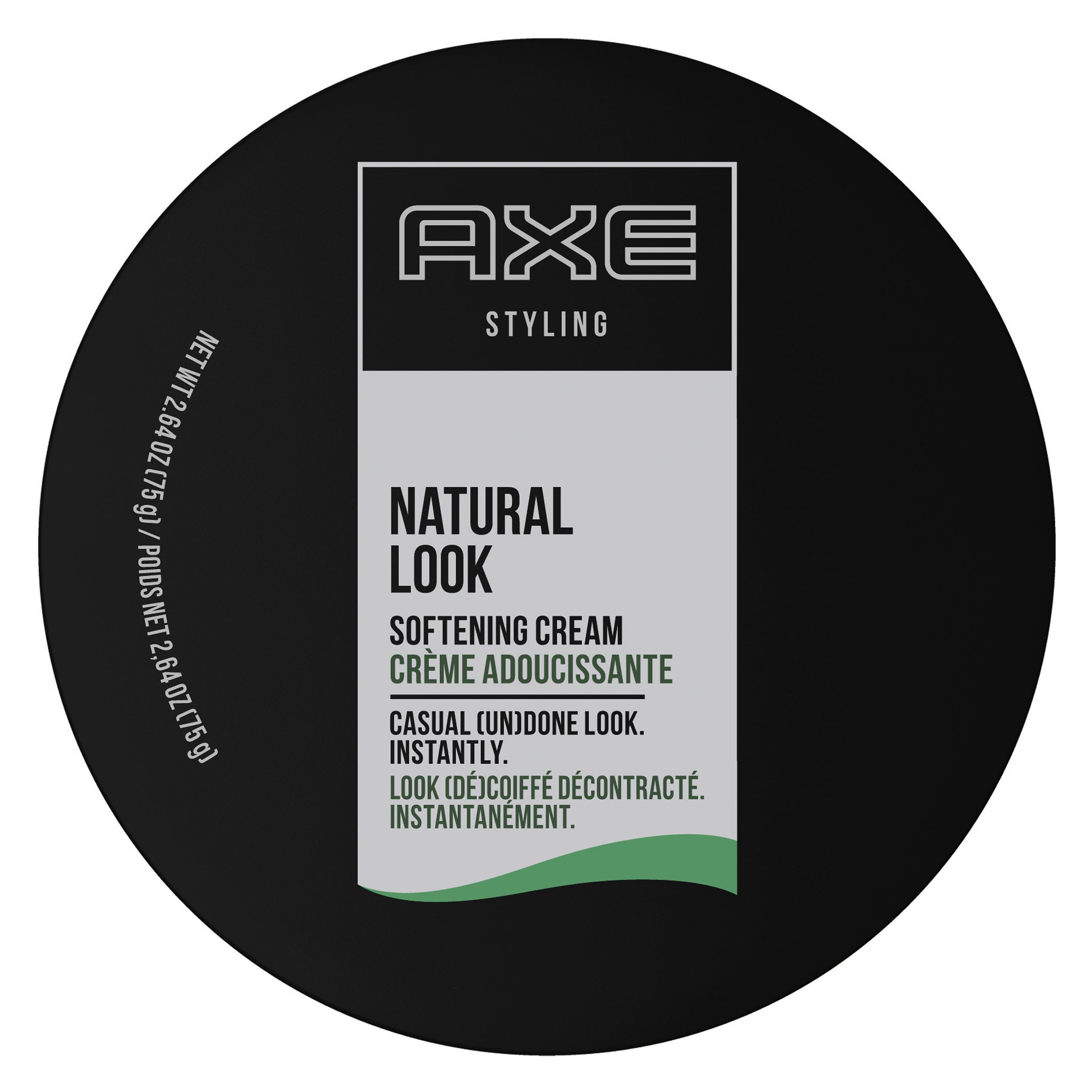 Axe Axe Natural Look Hair Cream Softening 2 64 Oz Walmart Com