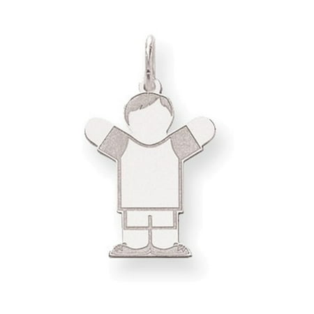Sterling Silver Kid Charm