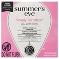 Summer’s Eve Simply Sensitive Daily Feminine Wipes, Removes Odor, pH