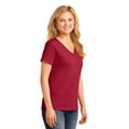 thumbnail image 4 of Port & Company LPC54V Ladies Core Cotton V-Neck Tees, Red - 2XL, 4 of 6