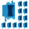 thumbnail image 1 of Caja de enchufe eléctrica XIUTE de 1 elemento de PVC Old Work Blue (paquete de 12), 1 of 6
