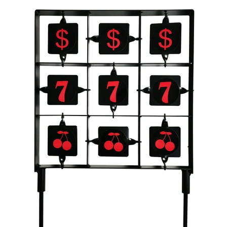 Atflbox Spinning Airsoft Target, Two Styles of Sticker Resetting Target for BB Gun