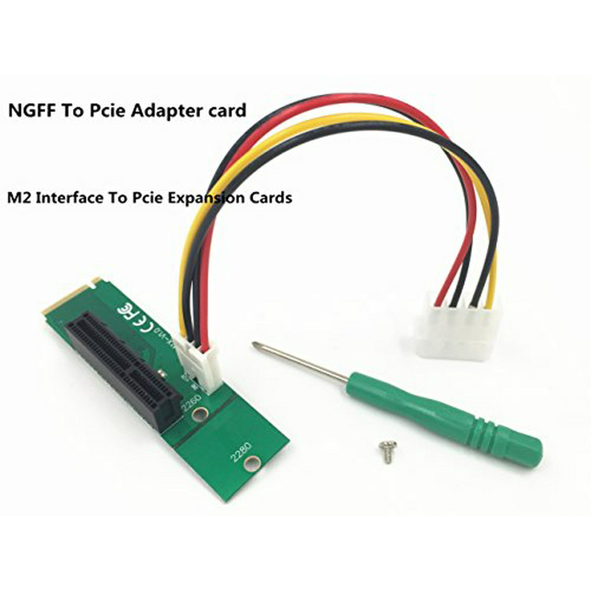 Bee Easter Ngff To Pci E Riser Card M 2 Port To Pcie Expansion Card Ngff To Pci E X4 Slot Adapter Walmart Canada