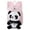 Light Pink, variant on Cute Panda Animal Backpack with Plush Face Design Lightweight Breathable Straps Elementary School Bookbag