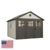 Lifetime 11 x 21 ft. Outdoor Storage Shed with Tri Fold Doors
