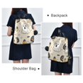 thumbnail image 4 of FORMRS Women's Travel Backpack Purse Anti-Theft Hidden Pockets Casual Shoulder Bag, Halloween Black Pumpkins, 4 of 7