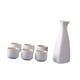 thumbnail image 1 of Juego de tazas de cerámica para sake, artículos para beber, estilos tradicionales japoneses, adornos para soju coreano Bote de sake triangular, 1 of 9