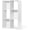 White, variant on Sturdy Room 11-Inch Cube Storage Organizer Shelf, with Thick Exterior Edge, Storage Shelf Divider w/Back, Bookcase, 6-Cube, Dark Grey